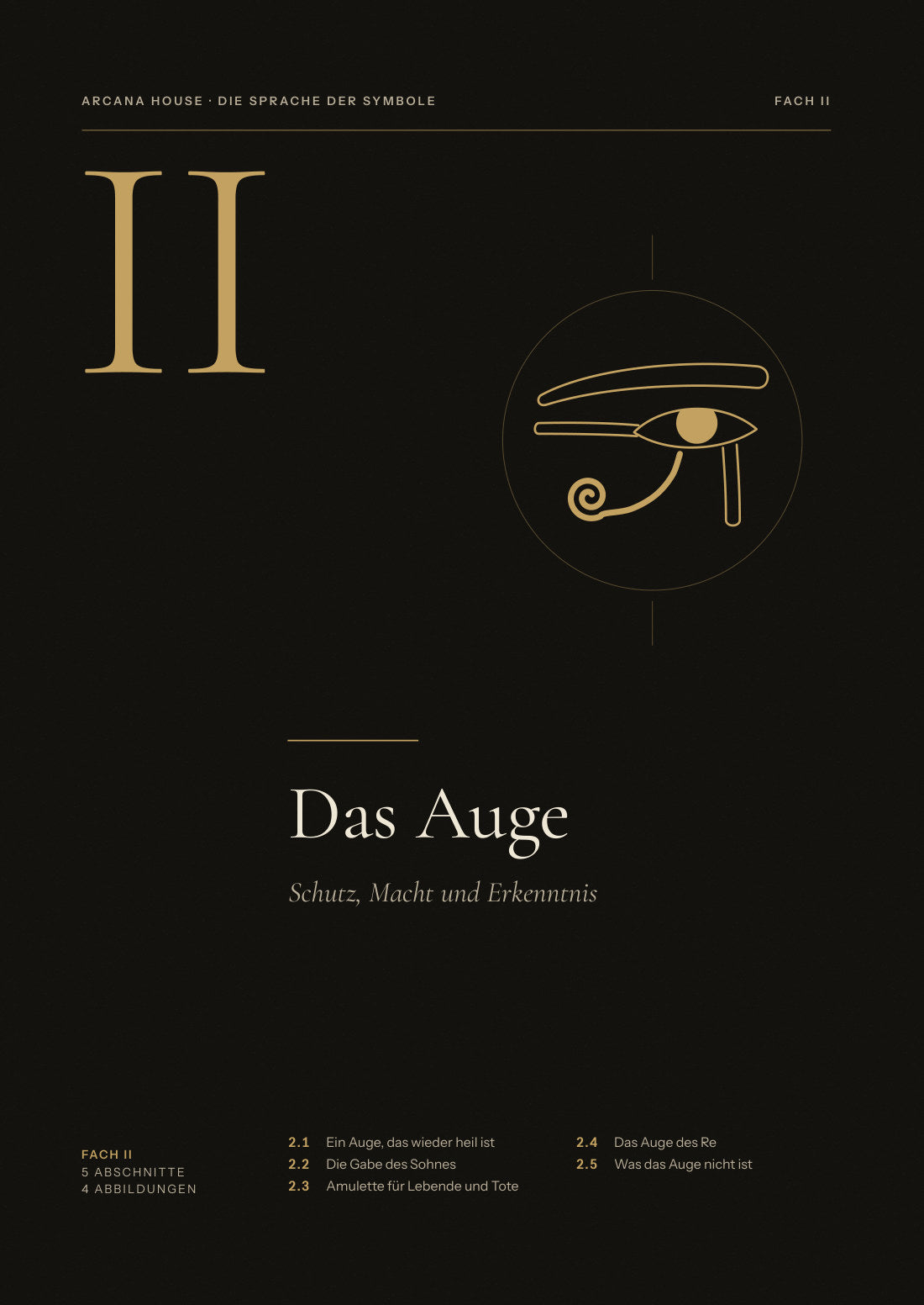Originalseite 19: Kapitel II · Das Auge